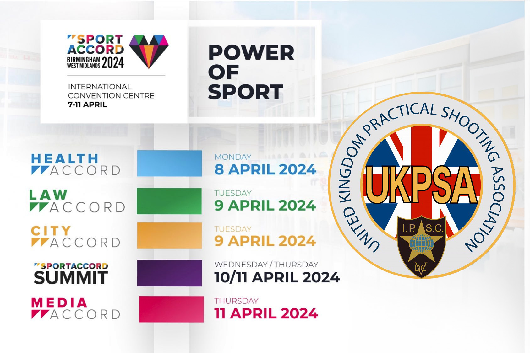 IPSC deltar i SportAccord World Sport & Business Summit 2024